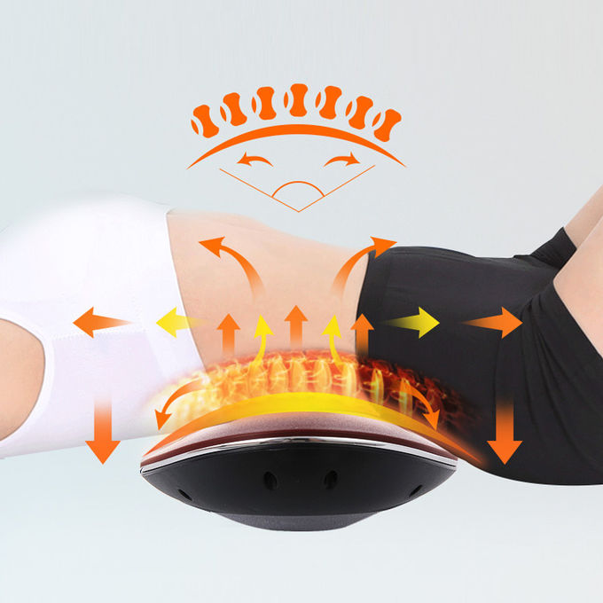 Rung động Shiatsu Lumbar mát xa nhiệt độ có thể điều chỉnh sưởi ấm căng cơ bắp