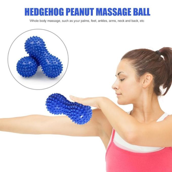 Peanut Shape Shiatsu Foot Massage Yoga Fitness Ball PVC Chất liệu Kích thước 150 * 70 * 70 Mm